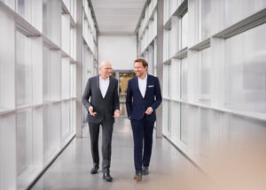 Dr. Reinhard Pfeiffer und Stefan Rummel (von links, Foto: Messe München)