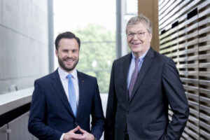 Marius Berlemann und Erhard Wienkamp (von links, Foto: Messe Düsseldorf/Andreas Wiese)