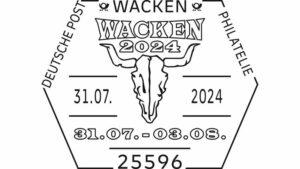 Wacken-Sonderstempel (Foto: Deutsche Post)