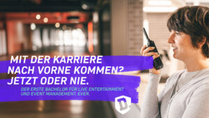 Visual zum Bachelorstudiengang im Bereich Live Entertainment and Event Management (Foto: D.Live)