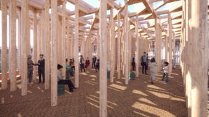 Usbekistans Garden of Knowledge für die Expo 2025 (Renderings: Atelier Brückner)