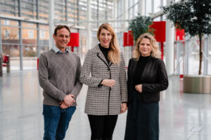 Die neue Geschäftsführung Christoph Mahlberg, Katharina Weishaupt und Martina Candillo (von links, Foto: FRB Media)